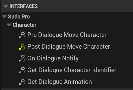 ISudsProCharacter interface